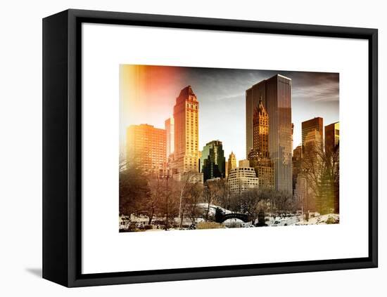 Instants of NY Series - NYC Architecture and Buildings-Philippe Hugonnard-Framed Stretched Canvas