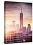 Instants of NY Series - NYC Cityscape with the One World Trade Center (1WTC) at Sunset-Philippe Hugonnard-Stretched Canvas