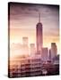 Instants of NY Series - NYC Cityscape with the One World Trade Center (1WTC) at Sunset-Philippe Hugonnard-Stretched Canvas