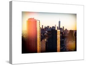 Instants of NY Series - NYC Skyline at Sunset with the One World Trade Center (1WTC)-Philippe Hugonnard-Stretched Canvas