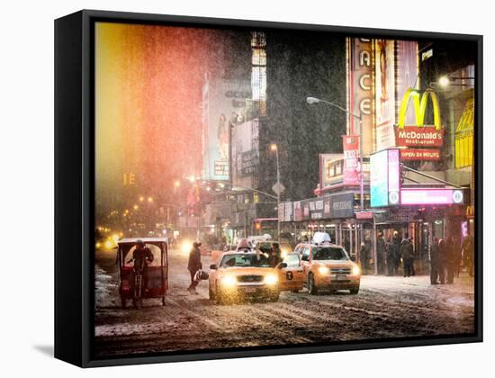 Instants of NY Series - NYC Urban Scene-Philippe Hugonnard-Framed Stretched Canvas