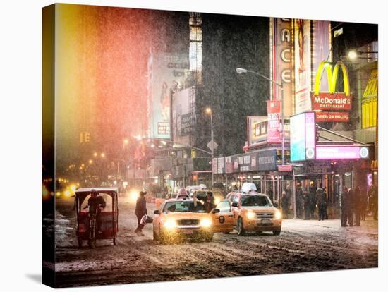 Instants of NY Series - NYC Urban Scene-Philippe Hugonnard-Stretched Canvas