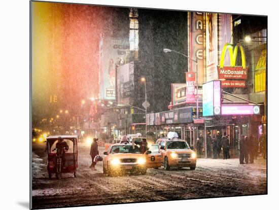 Instants of NY Series - NYC Urban Scene-Philippe Hugonnard-Mounted Photographic Print