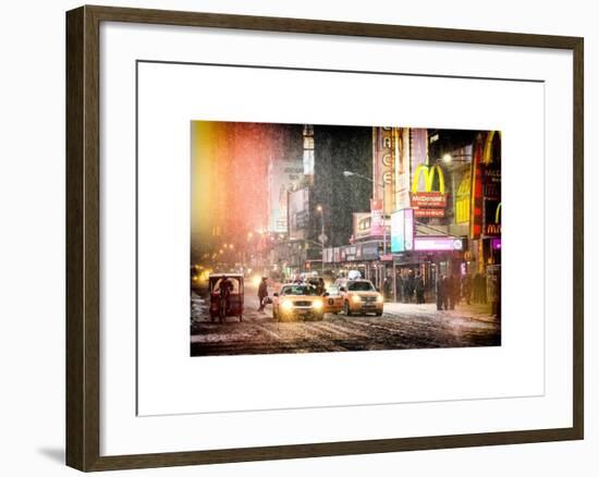 Instants of NY Series - NYC Urban Scene-Philippe Hugonnard-Framed Art Print