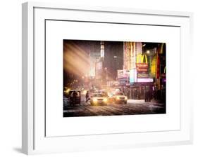 Instants of NY Series - NYC Urban Scene-Philippe Hugonnard-Framed Art Print