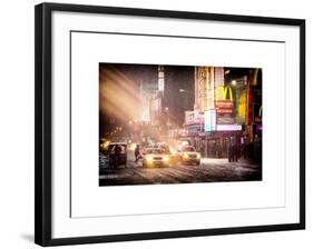 Instants of NY Series - NYC Urban Scene-Philippe Hugonnard-Framed Art Print