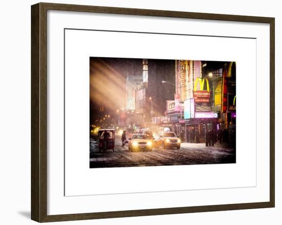 Instants of NY Series - NYC Urban Scene-Philippe Hugonnard-Framed Art Print