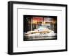 Instants of NY Series - NYC Yellow Cab Buried in Snow-Philippe Hugonnard-Framed Art Print