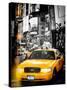 Instants of NY Series - NYC Yellow Taxis / Cabs in Times Square by Night - Manhattan - New York-Philippe Hugonnard-Stretched Canvas