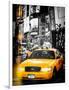 Instants of NY Series - NYC Yellow Taxis / Cabs in Times Square by Night - Manhattan - New York-Philippe Hugonnard-Framed Photographic Print