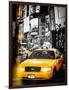 Instants of NY Series - NYC Yellow Taxis / Cabs in Times Square by Night - Manhattan - New York-Philippe Hugonnard-Framed Photographic Print