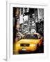 Instants of NY Series - NYC Yellow Taxis / Cabs in Times Square by Night - Manhattan - New York-Philippe Hugonnard-Framed Photographic Print