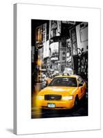 Instants of NY Series - NYC Yellow Taxis / Cabs in Times Square by Night - Manhattan - New York-Philippe Hugonnard-Stretched Canvas