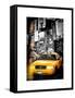 Instants of NY Series - NYC Yellow Taxis / Cabs in Times Square by Night - Manhattan - New York-Philippe Hugonnard-Framed Stretched Canvas