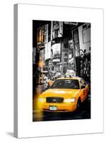 Instants of NY Series - NYC Yellow Taxis / Cabs in Times Square by Night - Manhattan - New York-Philippe Hugonnard-Stretched Canvas