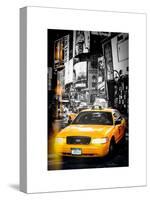 Instants of NY Series - NYC Yellow Taxis / Cabs in Times Square by Night - Manhattan - New York-Philippe Hugonnard-Stretched Canvas