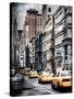 Instants of NY Series - NYC Yellow Taxis / Cabs on Broadway Avenue in Manhattan - New York City-Philippe Hugonnard-Stretched Canvas