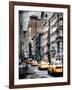 Instants of NY Series - NYC Yellow Taxis / Cabs on Broadway Avenue in Manhattan - New York City-Philippe Hugonnard-Framed Photographic Print