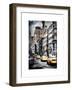 Instants of NY Series - NYC Yellow Taxis / Cabs on Broadway Avenue in Manhattan - New York City-Philippe Hugonnard-Framed Art Print