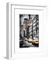 Instants of NY Series - NYC Yellow Taxis / Cabs on Broadway Avenue in Manhattan - New York City-Philippe Hugonnard-Framed Art Print