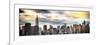 Instants of NY Series - Panoramic Cityscape with Chrysler Building and Empire State Building Views-Philippe Hugonnard-Framed Photographic Print