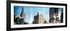 Instants of NY Series - Panoramic Cityscape with Empire State Building and New Yorker Hotel-Philippe Hugonnard-Framed Photographic Print