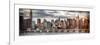 Instants of NY Series - Panoramic Landscape with Chrysler Building and Empire State Building Views-Philippe Hugonnard-Framed Photographic Print