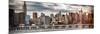 Instants of NY Series - Panoramic Landscape with Chrysler Building and Empire State Building Views-Philippe Hugonnard-Mounted Photographic Print