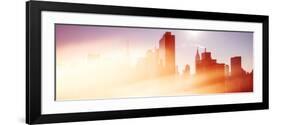 Instants of NY Series - Panoramic Skyscrapers and Buildings Views-Philippe Hugonnard-Framed Photographic Print