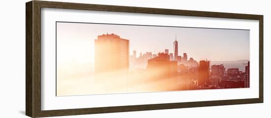 Instants of NY Series - Panoramic Skyscrapers and Buildings Views-Philippe Hugonnard-Framed Photographic Print