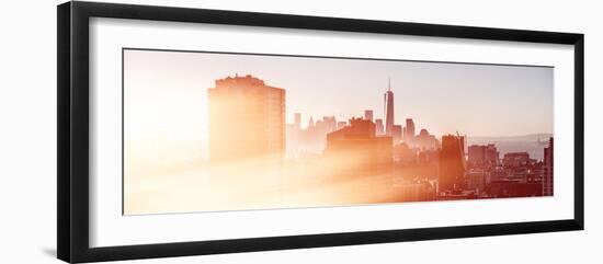 Instants of NY Series - Panoramic Skyscrapers and Buildings Views-Philippe Hugonnard-Framed Photographic Print