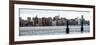 Instants of NY Series - Panoramic View Manhattan with the Empire State Building-Philippe Hugonnard-Framed Photographic Print