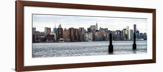 Instants of NY Series - Panoramic View Manhattan with the Empire State Building-Philippe Hugonnard-Framed Photographic Print