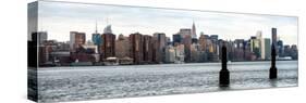 Instants of NY Series - Panoramic View Manhattan with the Empire State Building-Philippe Hugonnard-Stretched Canvas