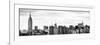 Instants of NY Series - Panoramic View Manhattan with the Empire State Building-Philippe Hugonnard-Framed Photographic Print