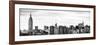 Instants of NY Series - Panoramic View Manhattan with the Empire State Building-Philippe Hugonnard-Framed Photographic Print