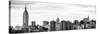 Instants of NY Series - Panoramic View Manhattan with the Empire State Building-Philippe Hugonnard-Stretched Canvas