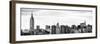 Instants of NY Series - Panoramic View Manhattan with the Empire State Building-Philippe Hugonnard-Framed Photographic Print