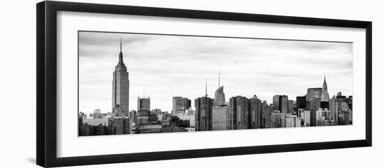 Instants of NY Series - Panoramic View Manhattan with the Empire State Building-Philippe Hugonnard-Framed Photographic Print