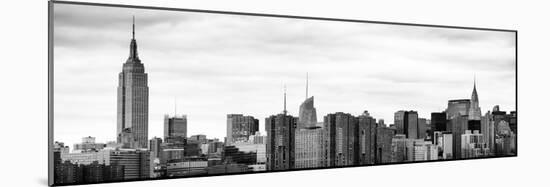 Instants of NY Series - Panoramic View Manhattan with the Empire State Building-Philippe Hugonnard-Mounted Photographic Print