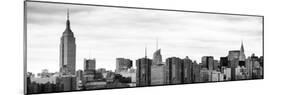 Instants of NY Series - Panoramic View Manhattan with the Empire State Building-Philippe Hugonnard-Mounted Photographic Print