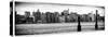 Instants of NY Series - Panoramic View Manhattan with the Empire State Building-Philippe Hugonnard-Stretched Canvas