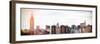 Instants of NY Series - Panoramic View Manhattan with the Empire State Building-Philippe Hugonnard-Framed Photographic Print