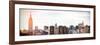 Instants of NY Series - Panoramic View Manhattan with the Empire State Building-Philippe Hugonnard-Framed Photographic Print