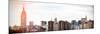 Instants of NY Series - Panoramic View Manhattan with the Empire State Building-Philippe Hugonnard-Mounted Photographic Print