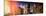 Instants of NY Series - Panoramic View of Skyscrapers of Times Square and 42nd Street at Night-Philippe Hugonnard-Mounted Photographic Print