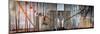 Instants of NY Series - Panoramic View of the Brooklyn Bridge in New York-Philippe Hugonnard-Mounted Photographic Print