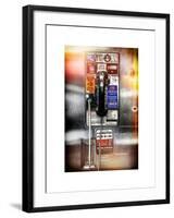 Instants of NY Series - Pay Phone in Grand Central Terminal - Manhattan - New York-Philippe Hugonnard-Framed Art Print