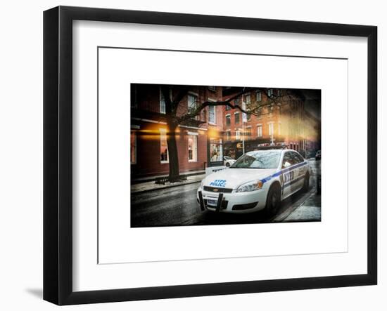 Instants of NY Series - Police Car-Philippe Hugonnard-Framed Art Print