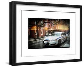 Instants of NY Series - Police Car-Philippe Hugonnard-Framed Art Print